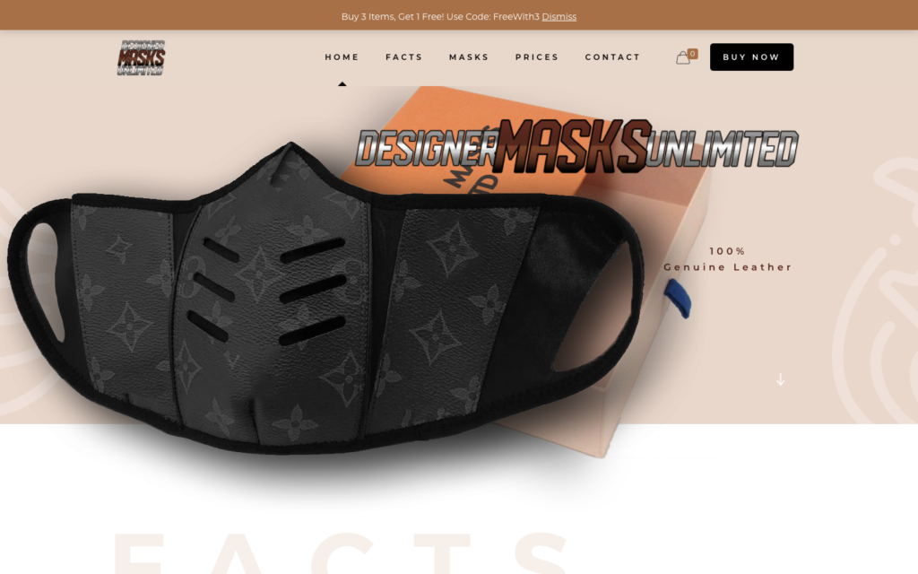 Buy Replica Louis Vuitton Monogrammed Face Mask - Buy Designer